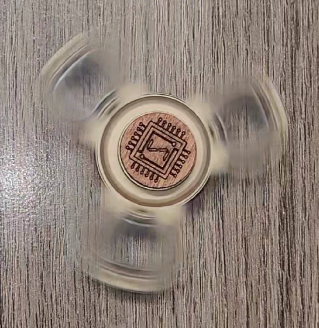 Quad Action Wooden Fidget Spinner