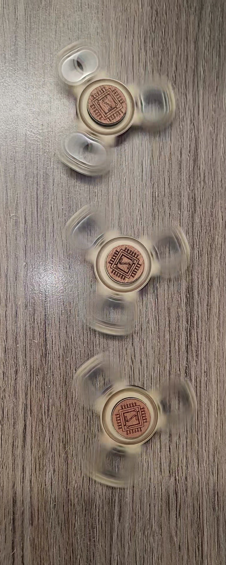 Quad Action Wooden Fidget Spinner