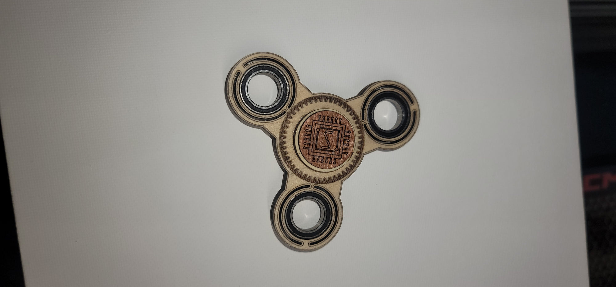 Quad Action Wooden Fidget Spinner