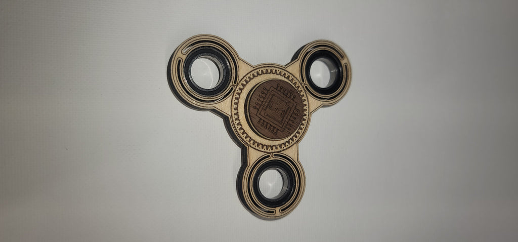 Quad Action Wooden Fidget Spinner