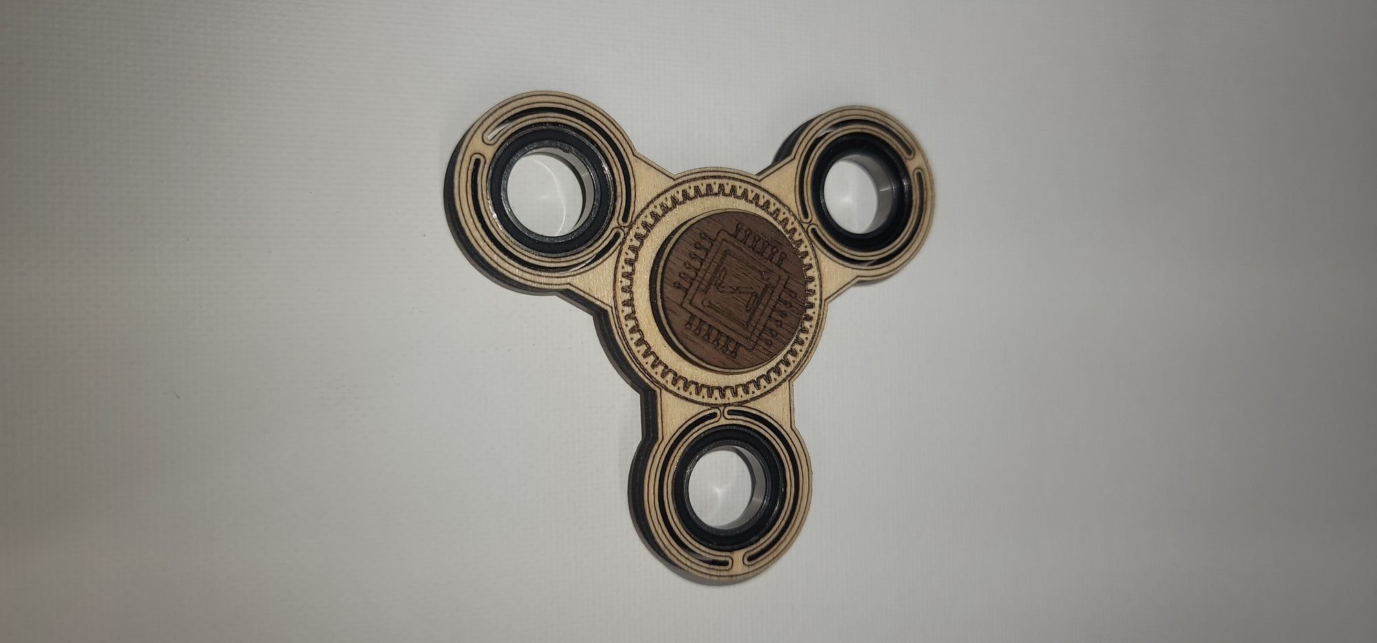 Quad Action Wooden Fidget Spinner